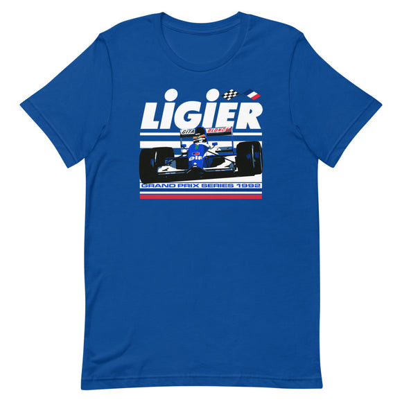 LIGIER JS37 - 1992 F1 SEASON - Short-Sleeve Unisex T-Shirt
