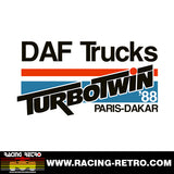 DAF TRUCKS TURBO TWIN - PARIS-DAKAR 1988 - Unisex Hoodie