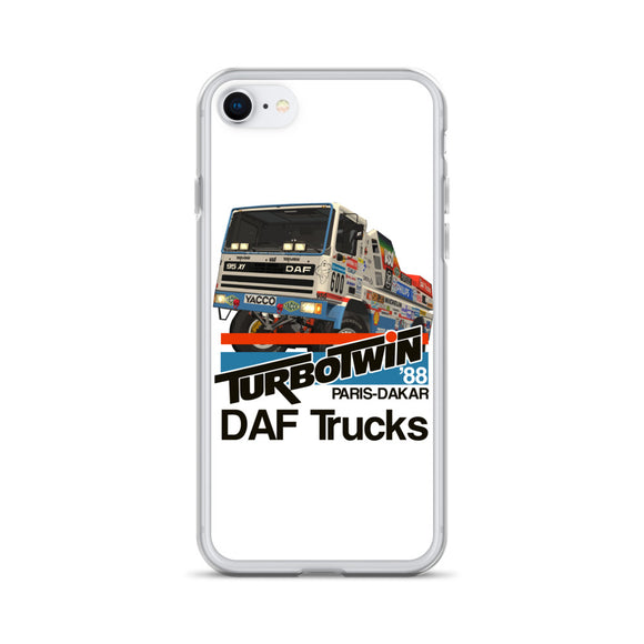 DAF TRUCKS TURBO TWIN - PARIS-DAKAR 1988 (V2) - iPhone Case