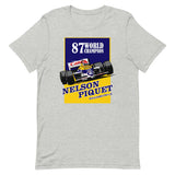 WILLIAMS FW11B - NELSON PIQUET - 1987 F1 SEASON - Unisex t-shirt