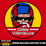 GILLES VILLENEUVE RETRO - Unisex t-shirt