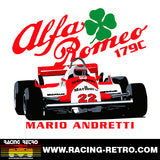 ALFA ROMEO 179C - MARIO ANDRETTI - 1981 F1 SEASON - Unisex Hoodie