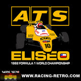ATS D5 - ELISEO SALAZAR - 1982 F1 SEASON - Unisex t-shirt