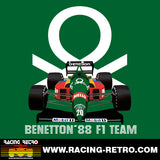 BENETTON B188 - 1988 F1 SEASON - Unisex t-shirt