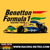 BENETTON B191 - NELSON PIQUET - 1991 F1 SEASON - Short-Sleeve Unisex T-Shirt