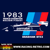 BRABHAM BT52 - 1983 F1 SEASON (1) - Short-Sleeve Unisex T-Shirt