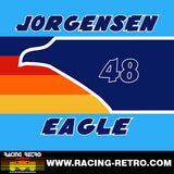 JORGENSEN EAGLE - BOBBY UNSER - 1975 INDIANAPOLIS 500 WINNER (V1) - Short-Sleeve Unisex T-Shirt