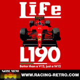 LIFE L190 - 1990 F1 SEASON (V2) -Short-Sleeve Unisex T-Shirt
