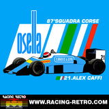 OSELLA FA1I - ALEX CAFFI - 1987 F1 SEASON - Unisex Hoodie
