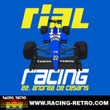 RIAL ARC1 - ANDREA DE CESARIS - 1988 F1 SEASON - Mug