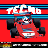 TECNO E371 - 1973 F1 SEASON - Short-Sleeve Unisex T-Shirt