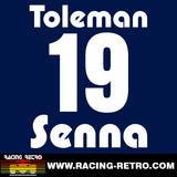 TOLEMAN TG184 - AYRTON SENNA - 1984 F1 SEASON (V2) - Short-Sleeve Unisex T-Shirt