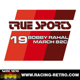 TRUE SPORTS - BOBBY RAHAL - 1982 - Unisex t-shirt