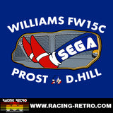 WILLIAMS FW15C - 1993 F1 SEASON - Unisex Hoodie