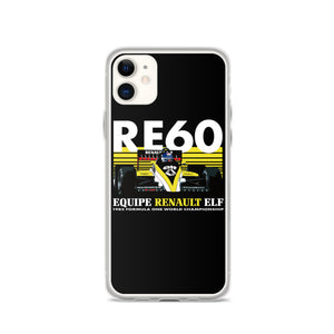RENAULT RE60 - PATRICK TAMBAY - 1985 F1 SEASON - iPhone Case