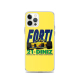FORTI FG01 - PEDRO DINIZ - 1995 F1 SEASON - iPhone Case