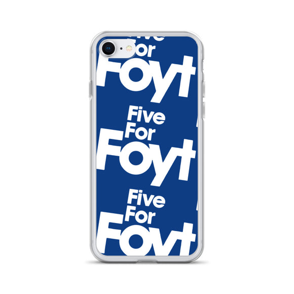 FIVE FOR FOYT - iPhone Case