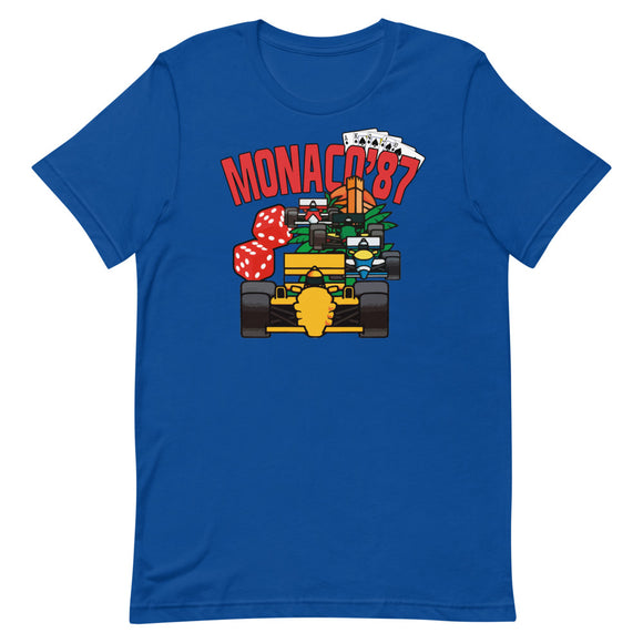 1987 MONACO GRAND PRIX - Short-Sleeve Unisex T-Shirt