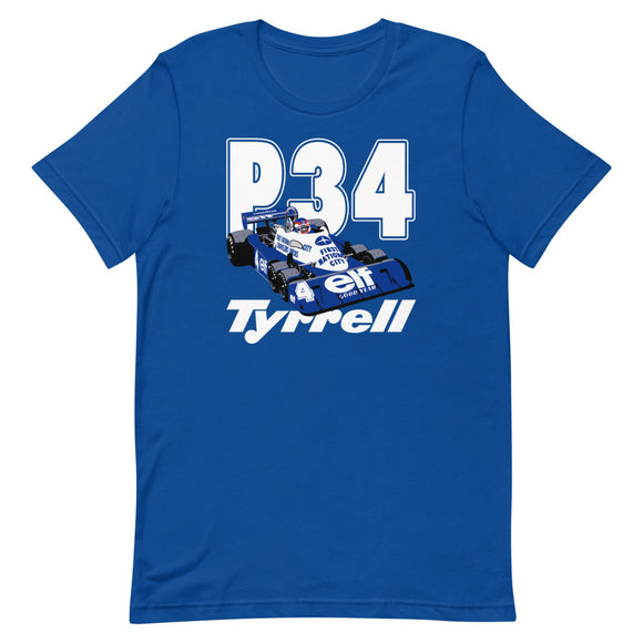 TYRRELL P34 - 1977 F1 SEASON - Short-Sleeve Unisex T-Shirt