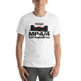 MCLAREN MP4/4 - 1988 F1 SEASON - Short-Sleeve Unisex T-Shirt