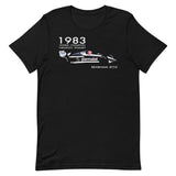 BRABHAM BT52 - 1983 F1 SEASON (2) Short-Sleeve Unisex T-Shirt