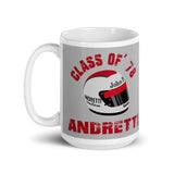 MARIO ANDRETTI - CLASS OF 78 - Mug