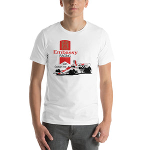 EMBASSY HILL GH1 - 1975 F1 SEASON - Short-Sleeve Unisex T-Shirt