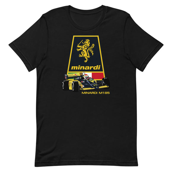 MINARDI M185 - 1985 F1 SEASON - Short-Sleeve Unisex T-Shirt