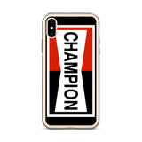 CHAMPION SPARK PLUG - iPhone Case