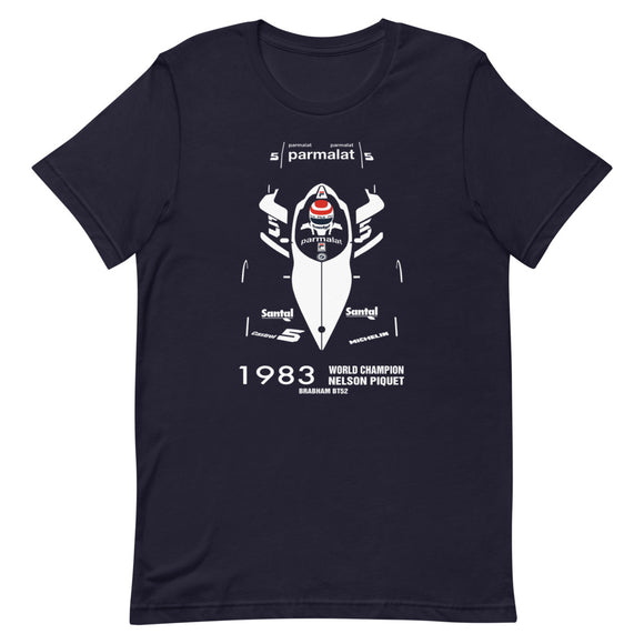 BRABHAM BT52 - 1983 F1 SEASON (3) - Short-Sleeve Unisex T-Shirt