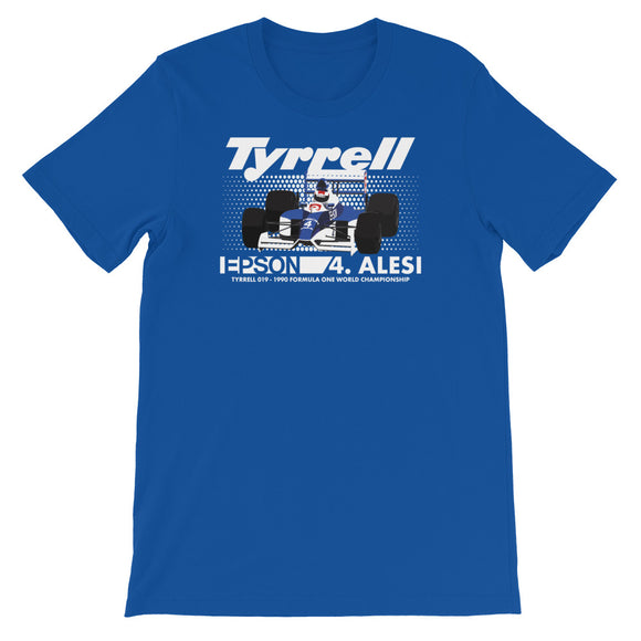 TYRRELL 019 - 1990 F1 SEASON - Short-Sleeve Unisex T-Shirt