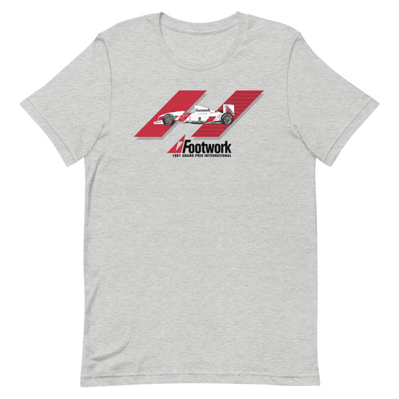 FOOTWORK FA12 - 1991 F1 SEASON - Short-Sleeve Unisex T-Shirt