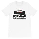 MCLAREN MP4/4 - 1988 F1 SEASON - Short-Sleeve Unisex T-Shirt