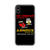 VILLENEUVE VS ARNOUX - DIJON 1979 - iPhone Case