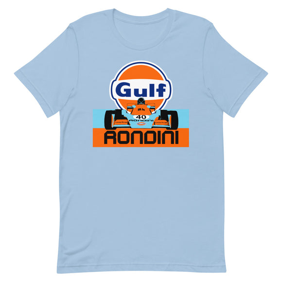 SCUDERIA GULF RONDINI - TYRRELL 007 - 1976 F1 SEASON - Short-Sleeve Unisex T-Shirt