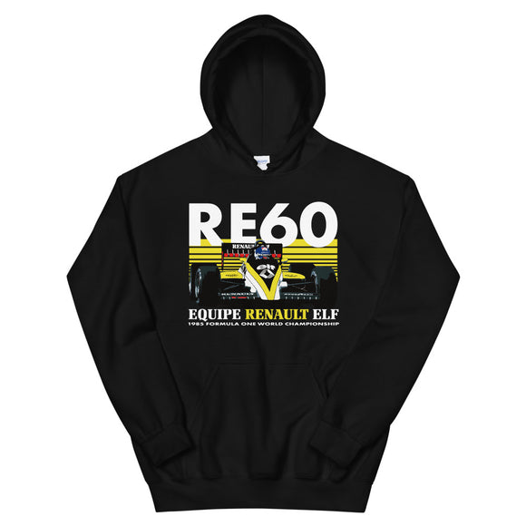 RENAULT RE60 - PATRICK TAMBAY - 1985 F1 SEASON - Unisex Hoodie