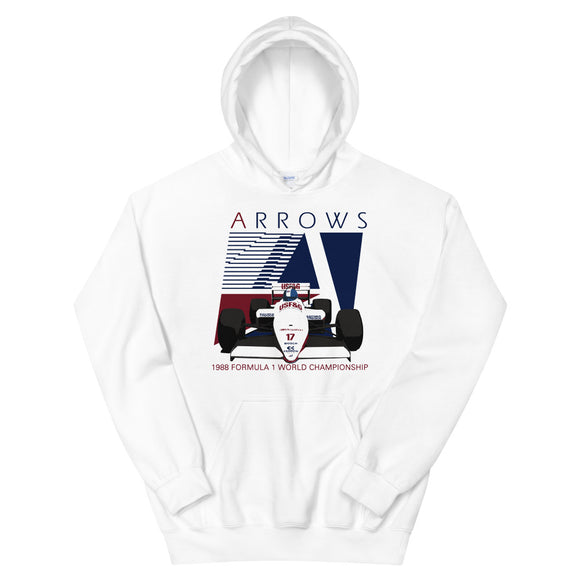 ARROWS A10B - DEREK WARWICK - 1988 F1 SEASON - Unisex Hoodie