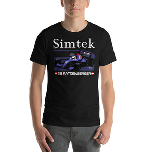 SIMTEK S941 - 1994 F1 SEASON - ROLAND RATZENBERGER (V1) - Short-Sleeve Unisex T-Shirt