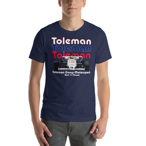 TOLEMAN TG184 - AYRTON SENNA - 1984 F1 SEASON (V1) - Short-Sleeve Unisex T-Shirt