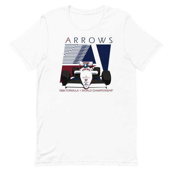 ARROWS A10B - DEREK WARWICK - 1988 F1 SEASON - Short-Sleeve Unisex T-Shirt