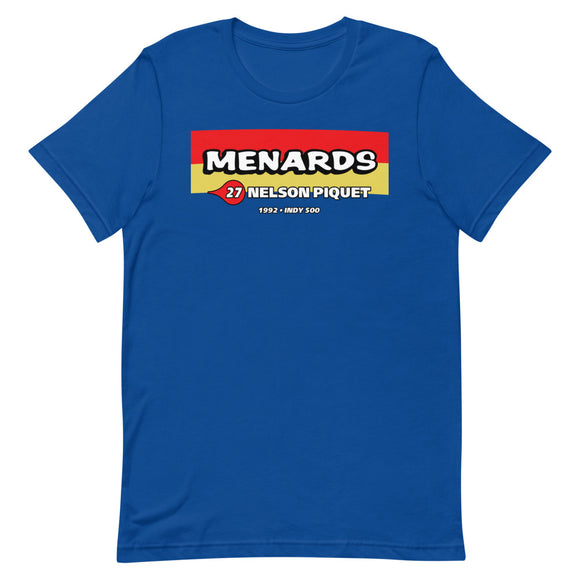 TEAM MENARDS - NELSON PIQUET 1992 - Short-Sleeve Unisex T-Shirt