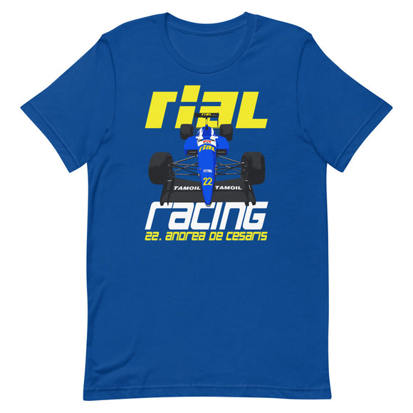 RIAL ARC1 - ANDREA DE CESARIS - 1988 F1 SEASON - Short-Sleeve Unisex T-Shirt