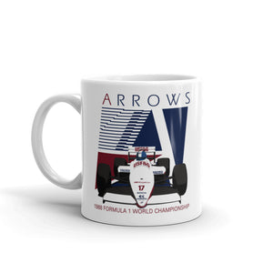 ARROWS A10B - DEREK WARWICK - 1988 F1 SEASON - Mug